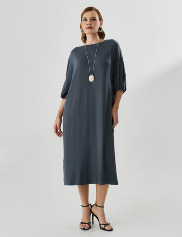 Vestido Vicenza Matilde Cinza Astro