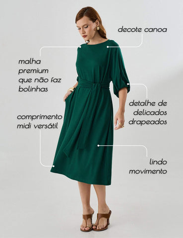 Vestido Vicenza Matilde Verde Rap