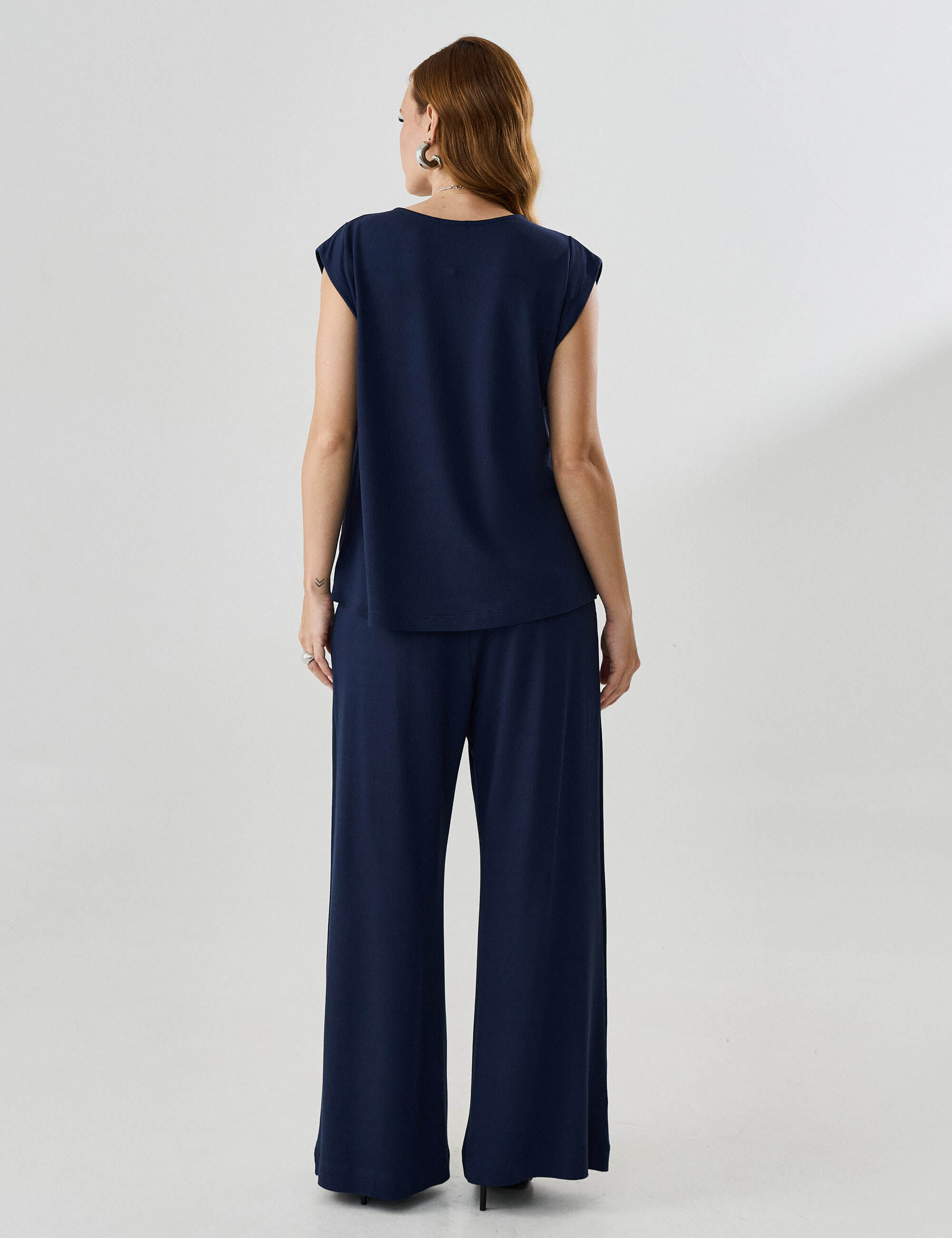 Blusa Vicenza Malu Azul Marinho