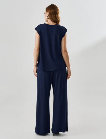 Calça Vicenza Monica Azul Marinho