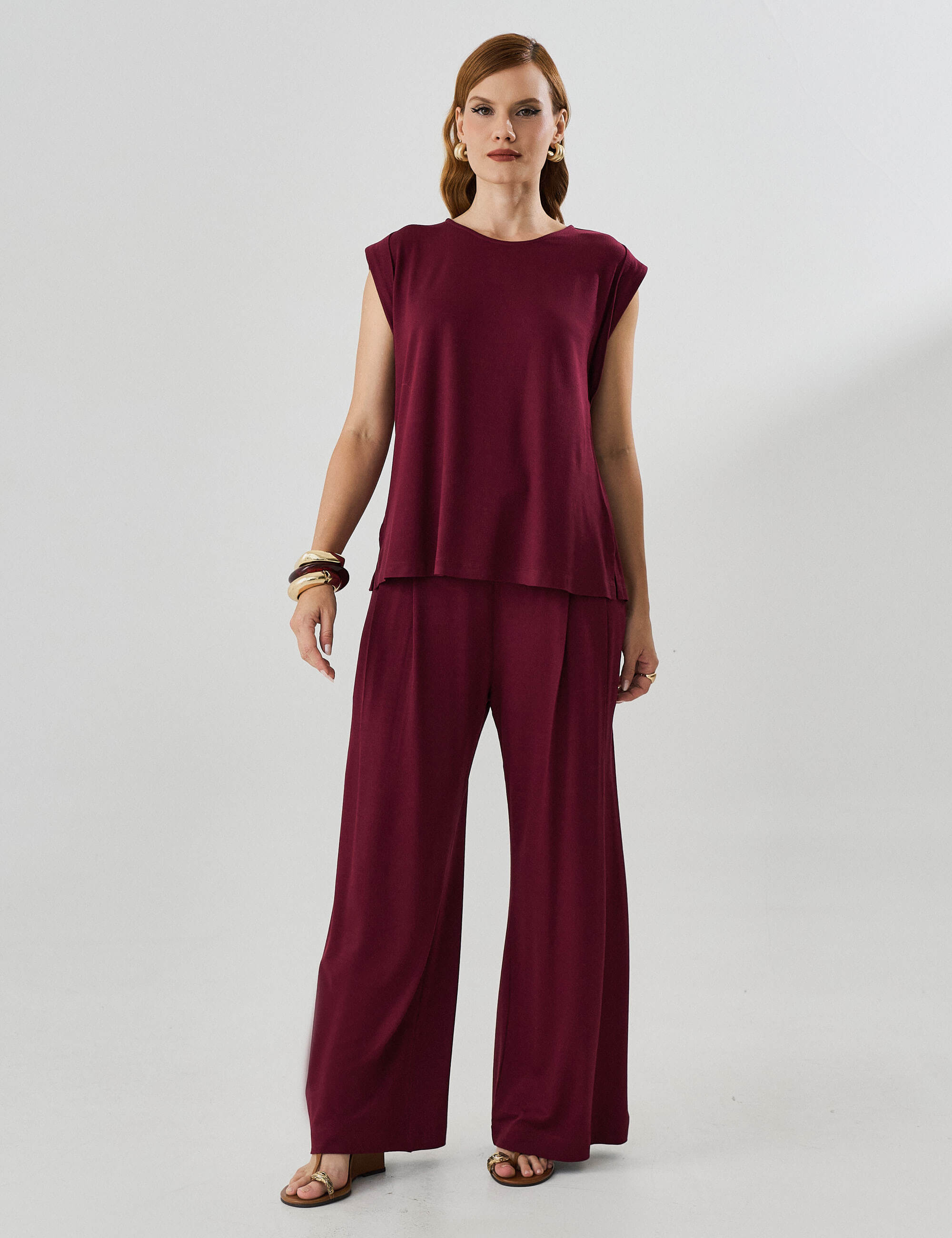 Blusa Vicenza Malu Bordo