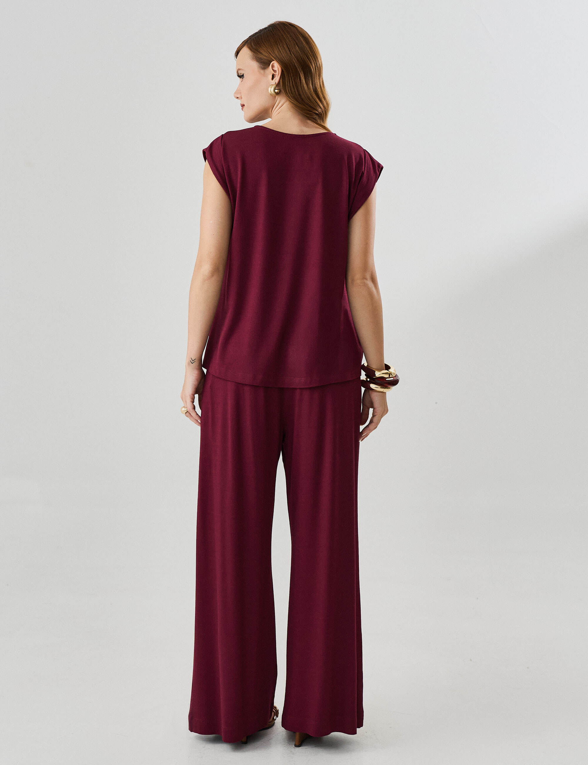 Blusa Vicenza Malu Bordo