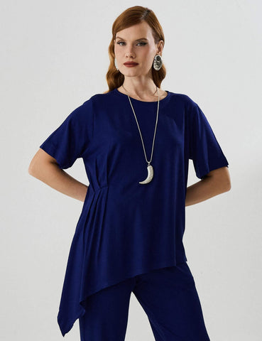 Blusa Vicenza Madalena Azul Profundo