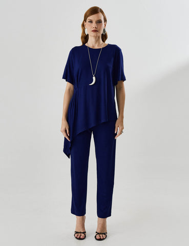 Blusa Vicenza Madalena Azul Profundo