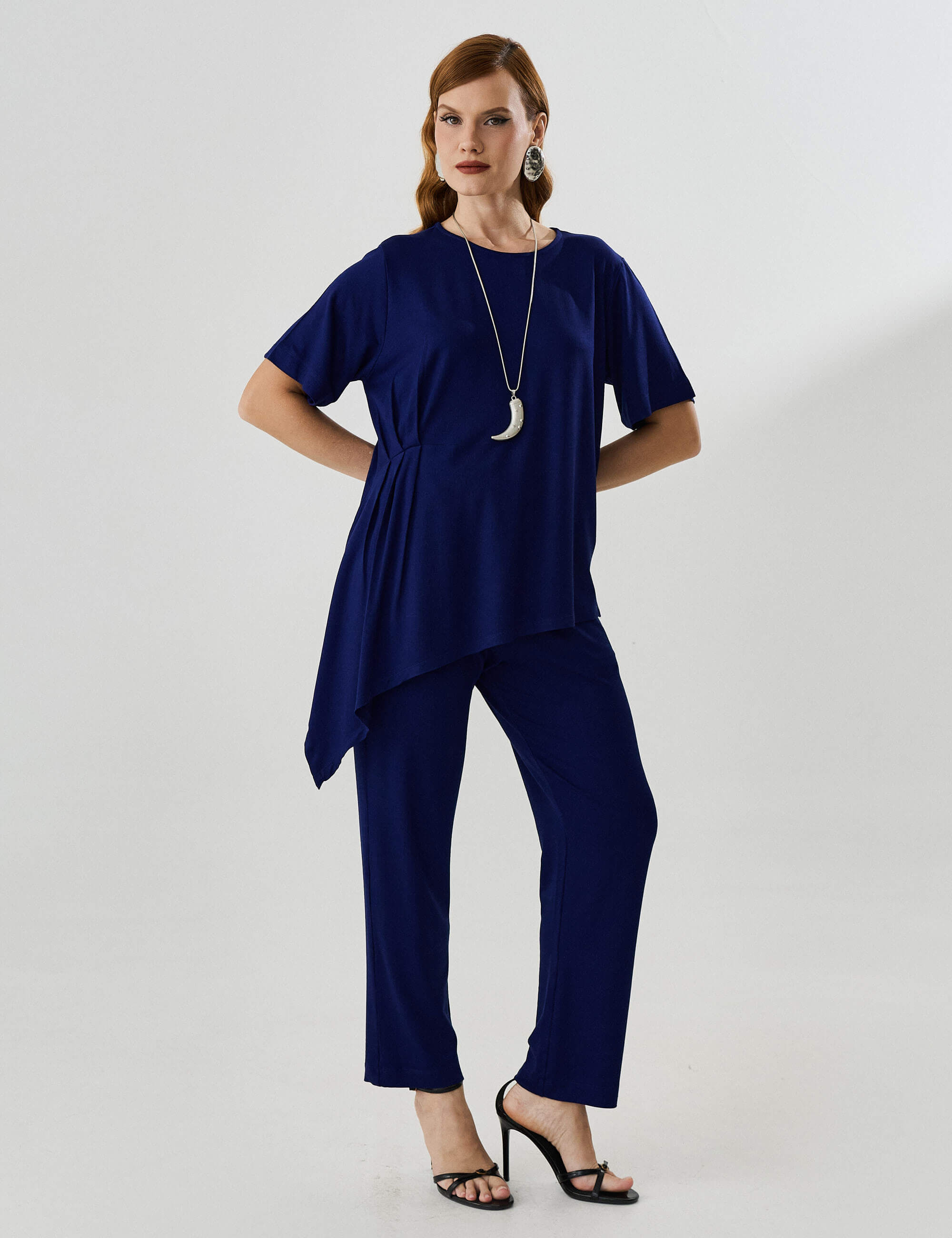 Blusa Vicenza Madalena Azul Profundo