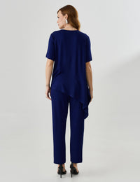 Blusa Vicenza Madalena Azul Profundo