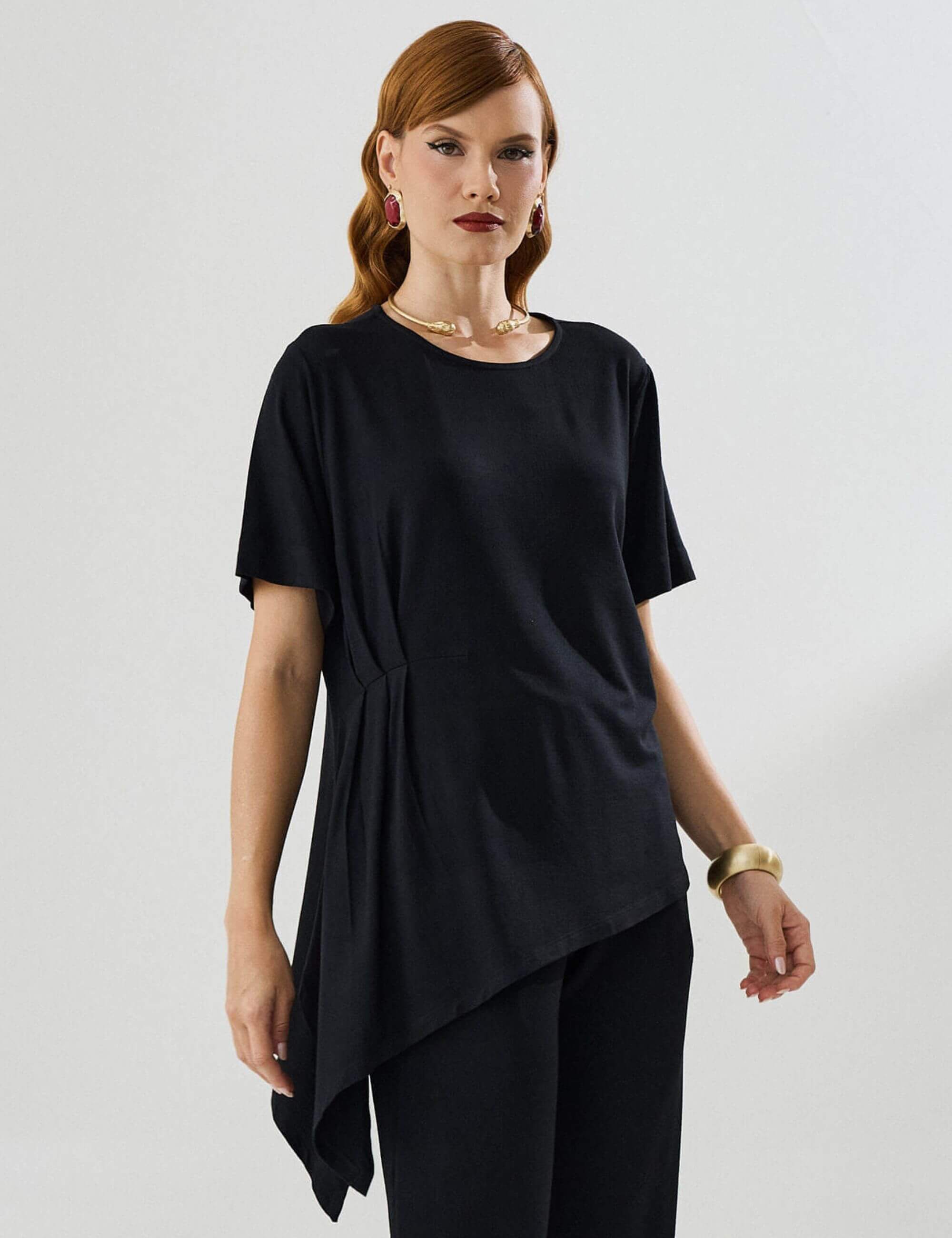 Blusa Vicenza Madalena Preto