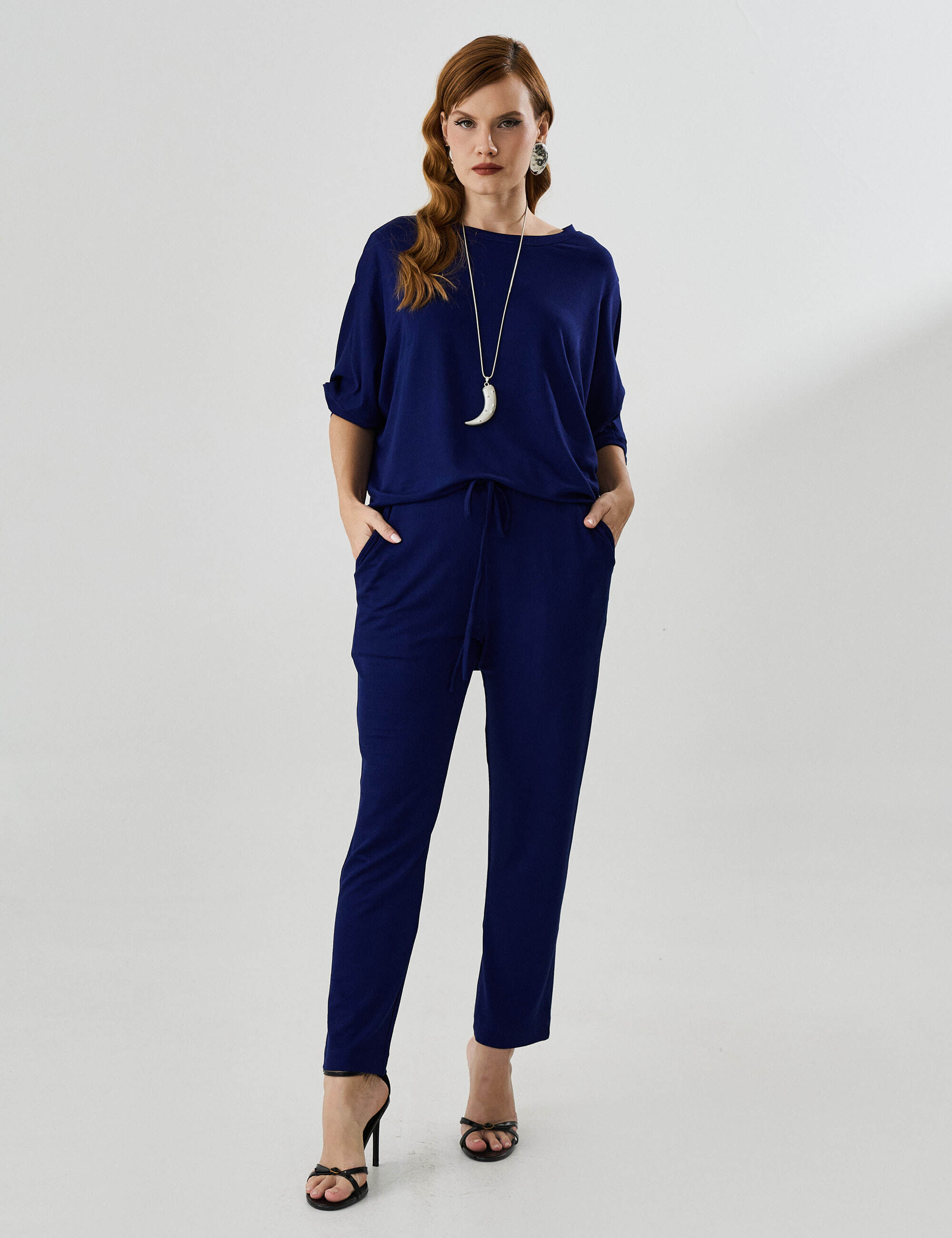 Calça Vicenza Madalena Azul Profundo
