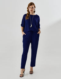Calça Vicenza Madalena Azul Profundo