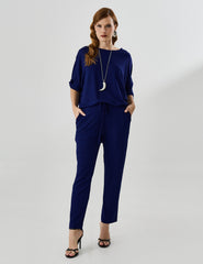 Calça Vicenza Madalena Azul Profundo