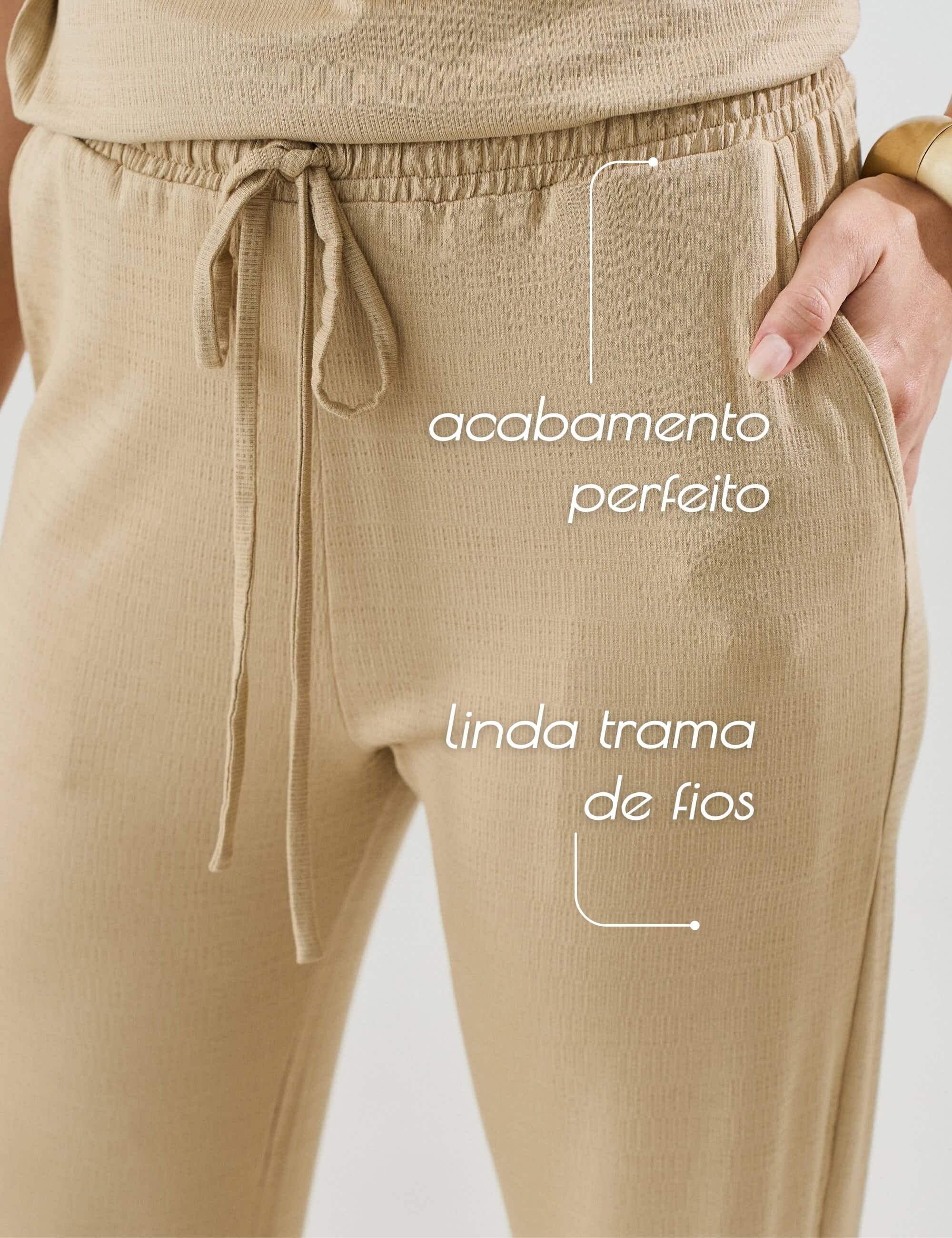 Calça Vicenza Madalena Bege MPB