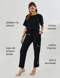 Calça Vicenza Madalena Preto