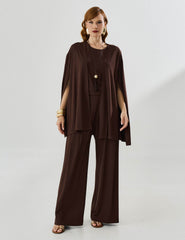 Cardigan Vicenza Mariah Marrom Natureza
