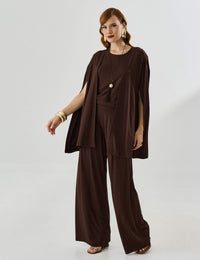 Cardigan Vicenza Mariah Marrom Natureza