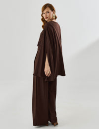 Cardigan Vicenza Mariah Marrom Natureza