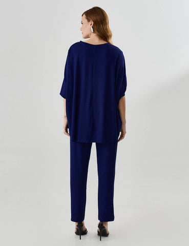 Blusa Vicenza Maia Azul Profundo