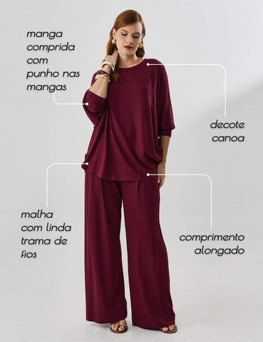 Blusa Vicenza Maia Bordo