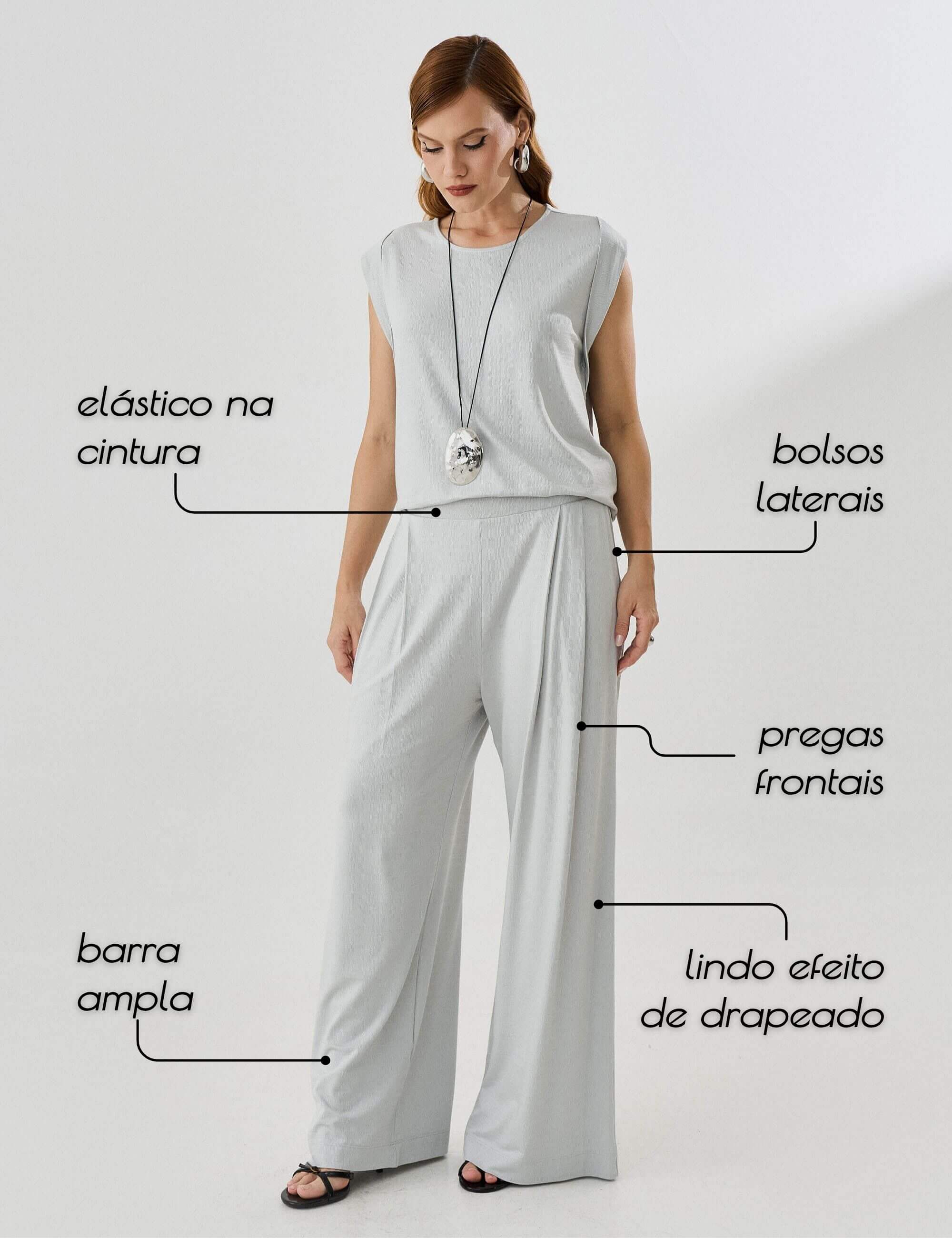 Calça Vicenza Monica Gelo
