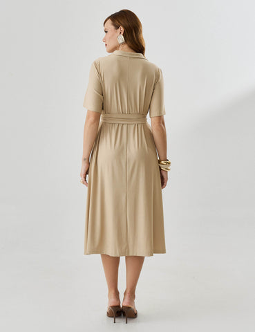 Vestido Marbella Marcela Bege MPB