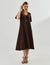 Vestido Marbella Marcela Marrom Natureza