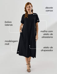 Vestido Marbella Marina Preto