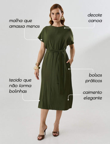 Vestido Marbella Marina Verde Country