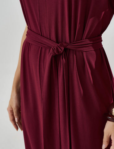 Vestido Marbella Marina Bordo