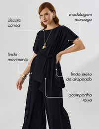 Blusa Marbella Madu Preto