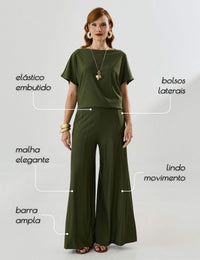 Calça Marbella Melissa Verde Country