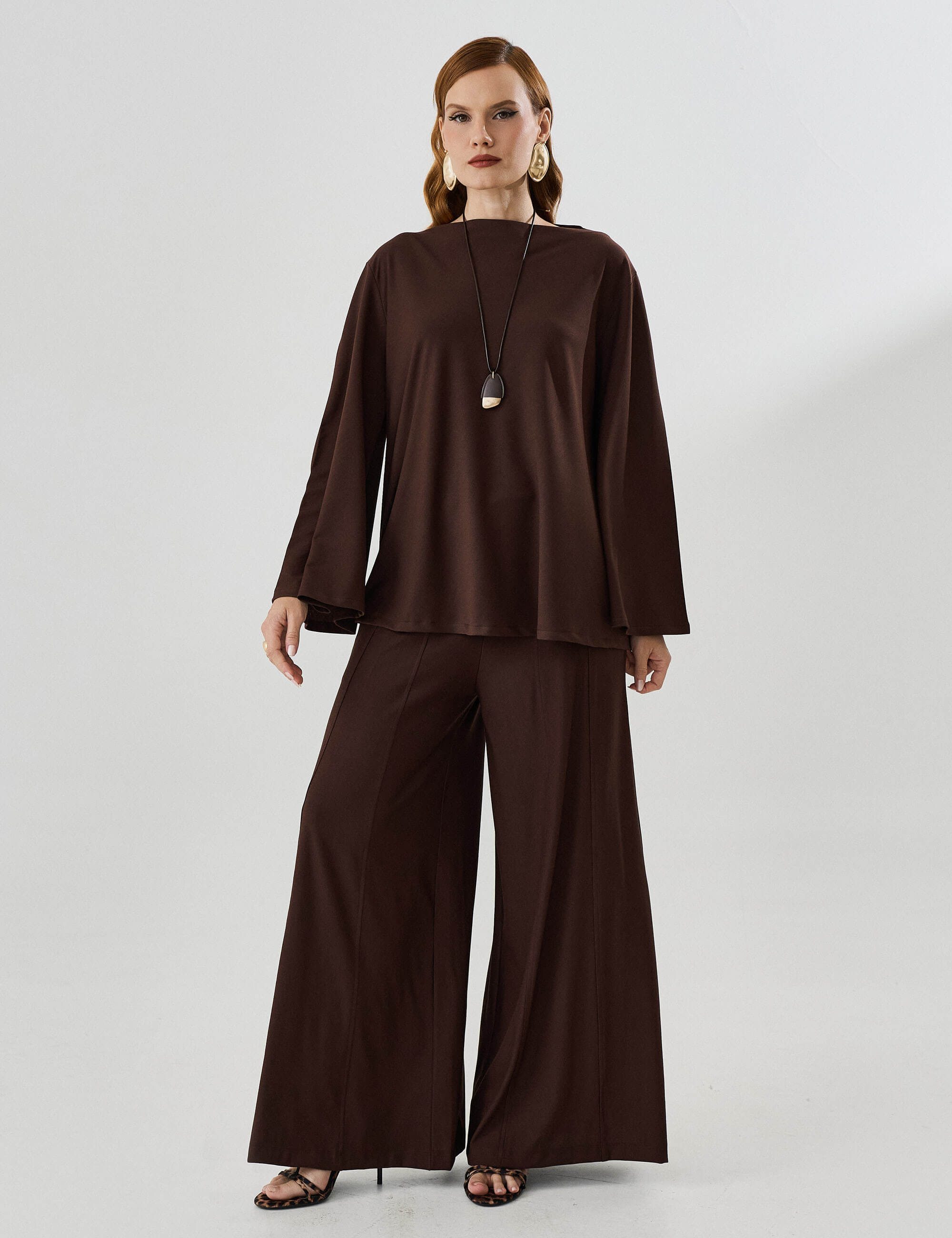 Blusa Marbella Mariane Marrom Natureza