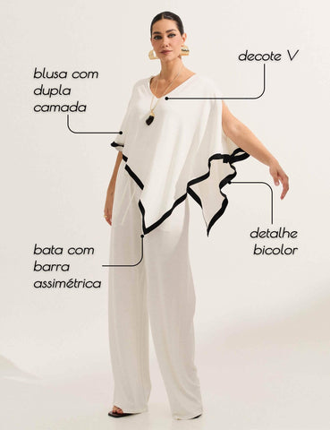 Blusa Vicenza Eliza Off White