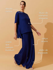 Conjunto Erica Azul Profundo