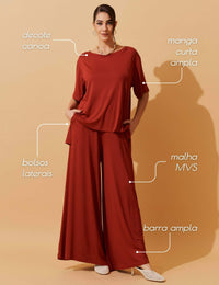 Conjunto Erica Laranja Mistery
