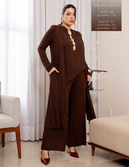 Cardigan Harper Marrom Natureza