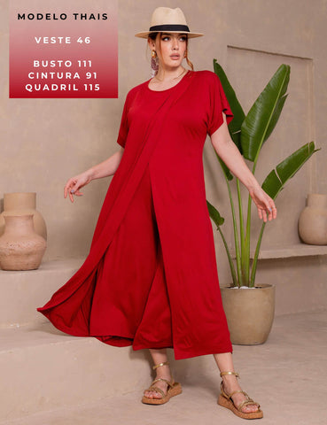 Conjunto Alva Vermelho