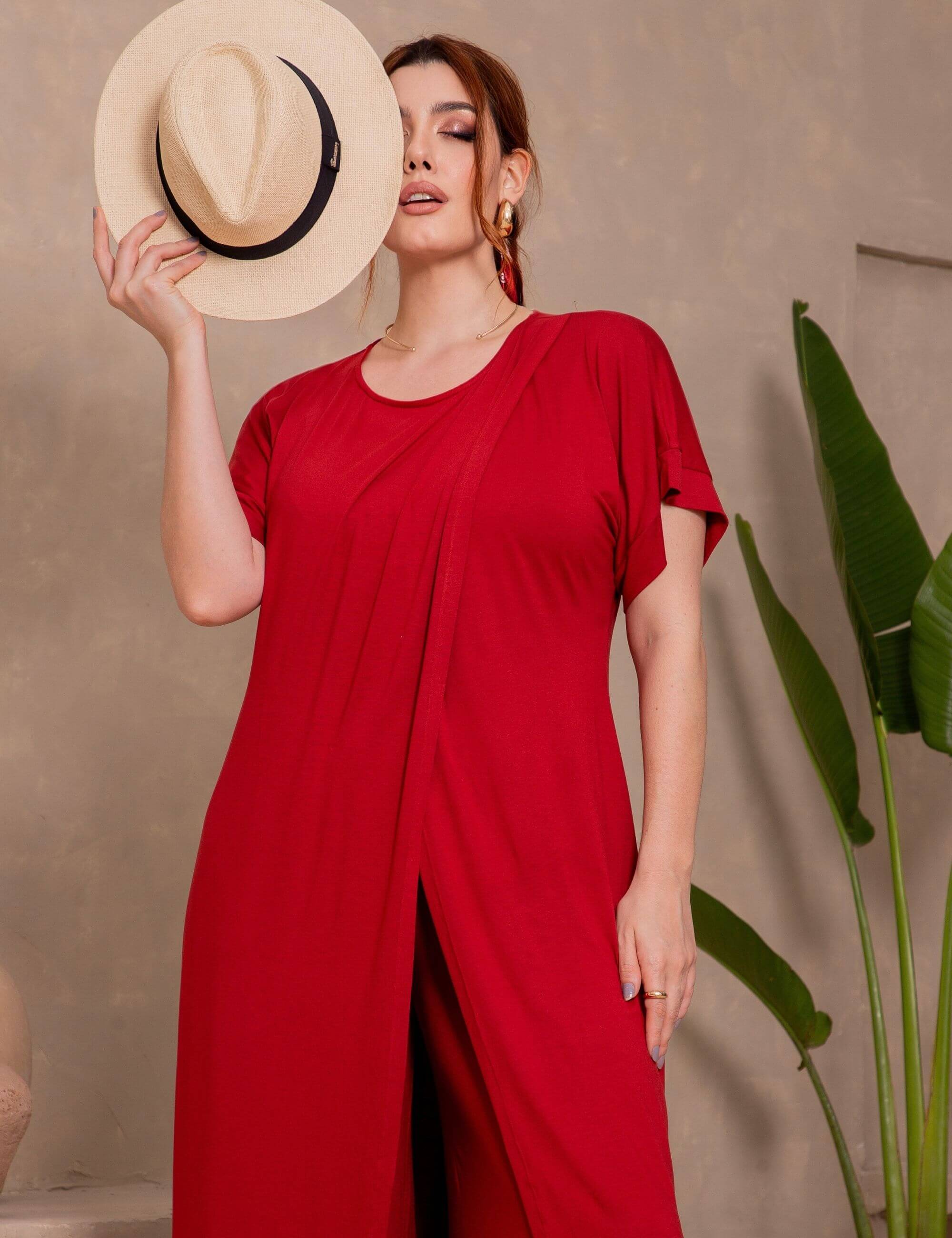 Conjunto Alva Vermelho