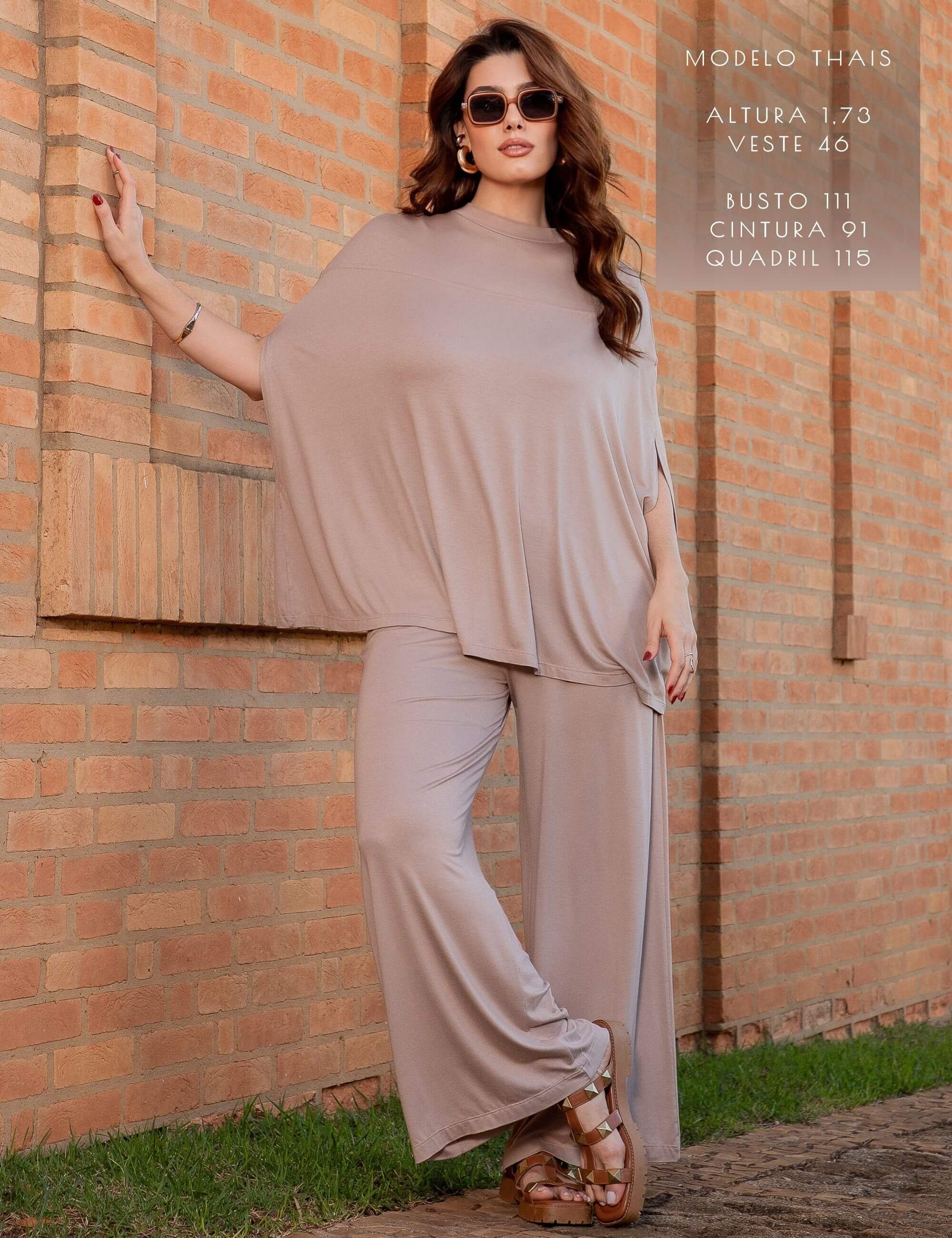 Conjunto Bartira Taupe
