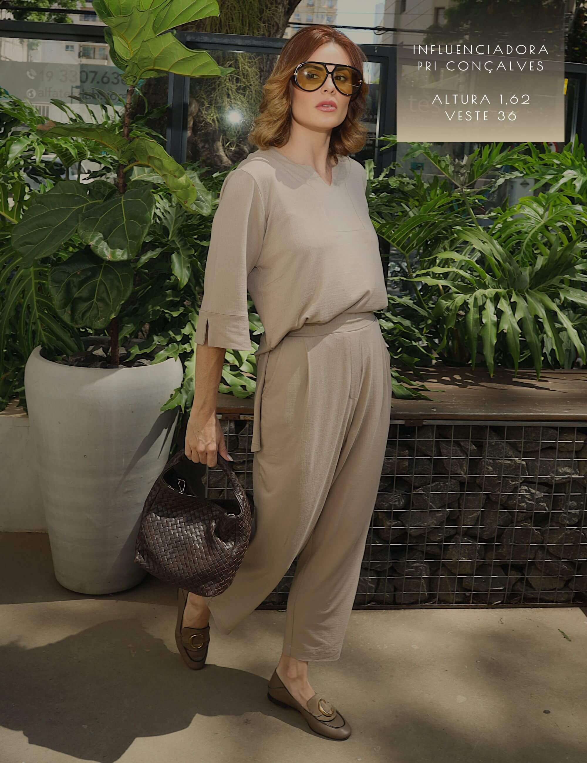 Conjunto Vicenza Briana Taupe