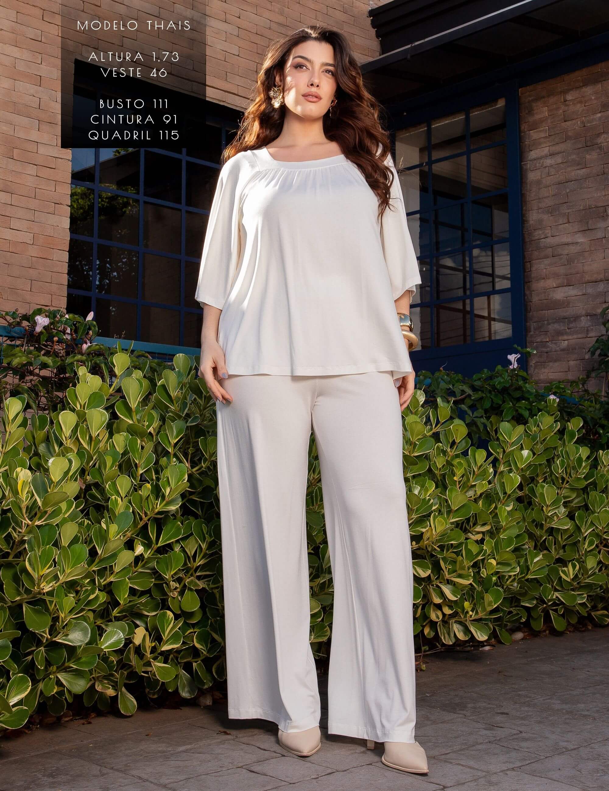 Conjunto Celeste Off White