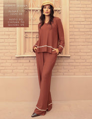 Conjunto Copenhagem Carina Marrom Tamara