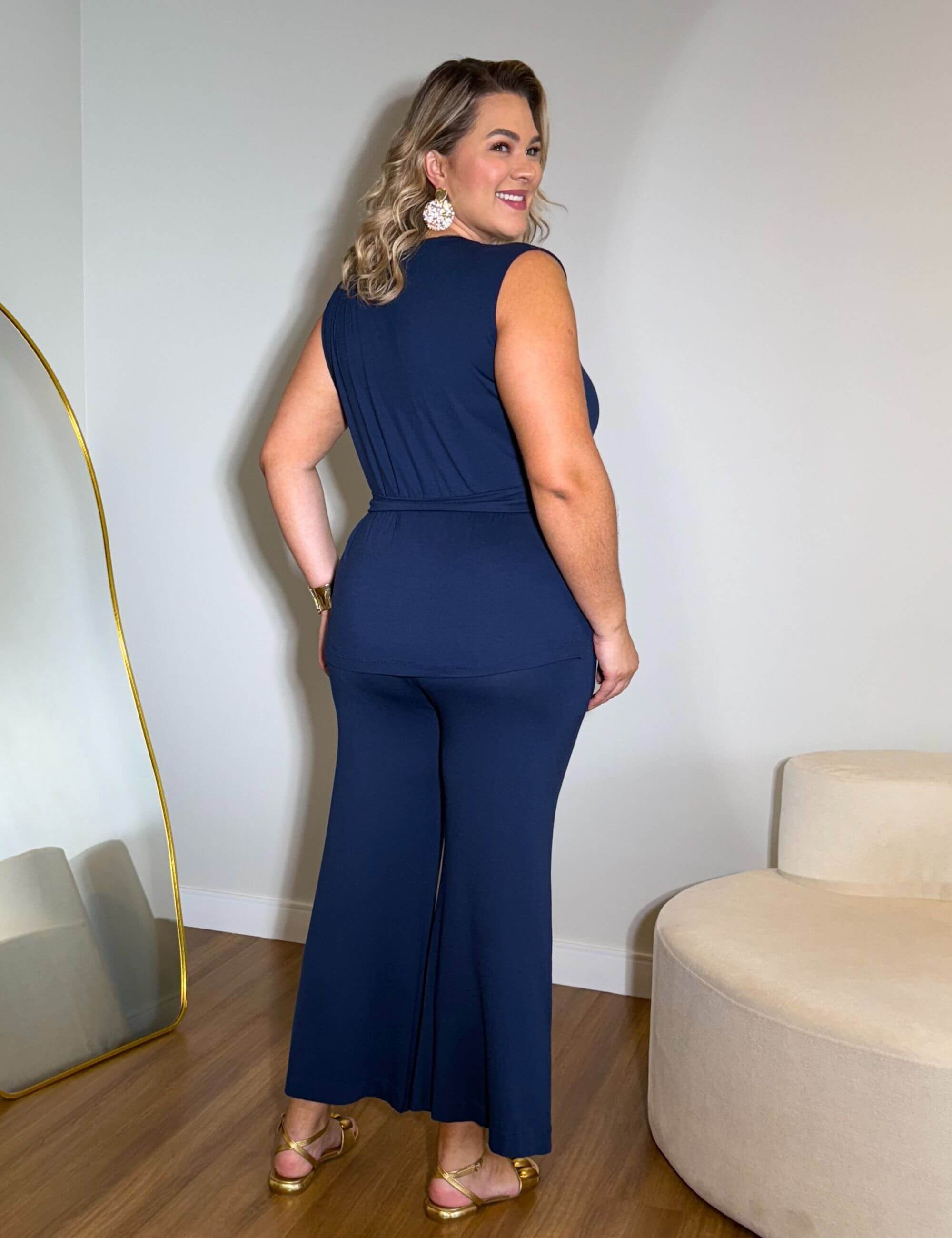 Conjunto Eduarda Azul Marinho