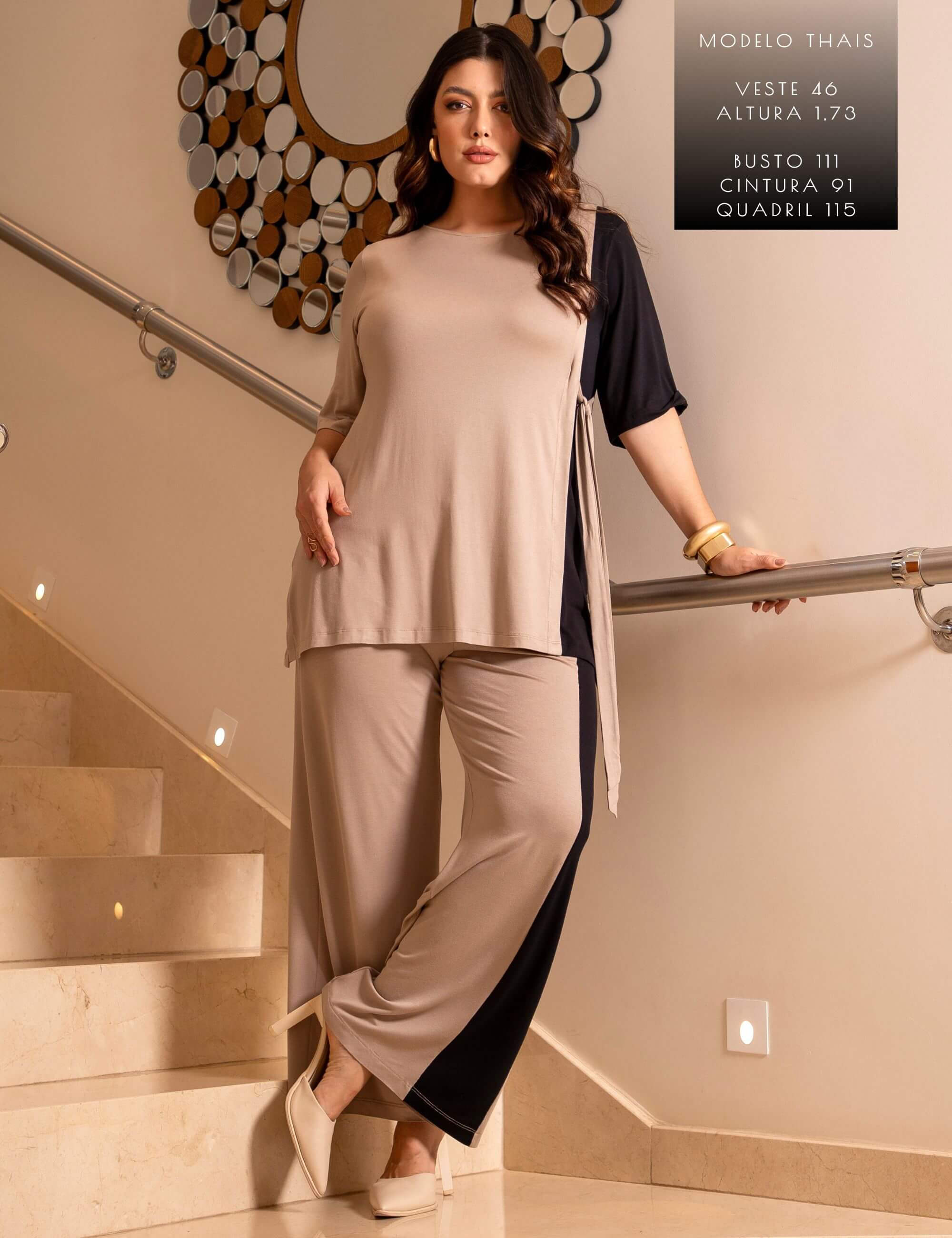 Conjunto Elida Taupe