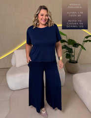 Conjunto Erica Azul Marinho