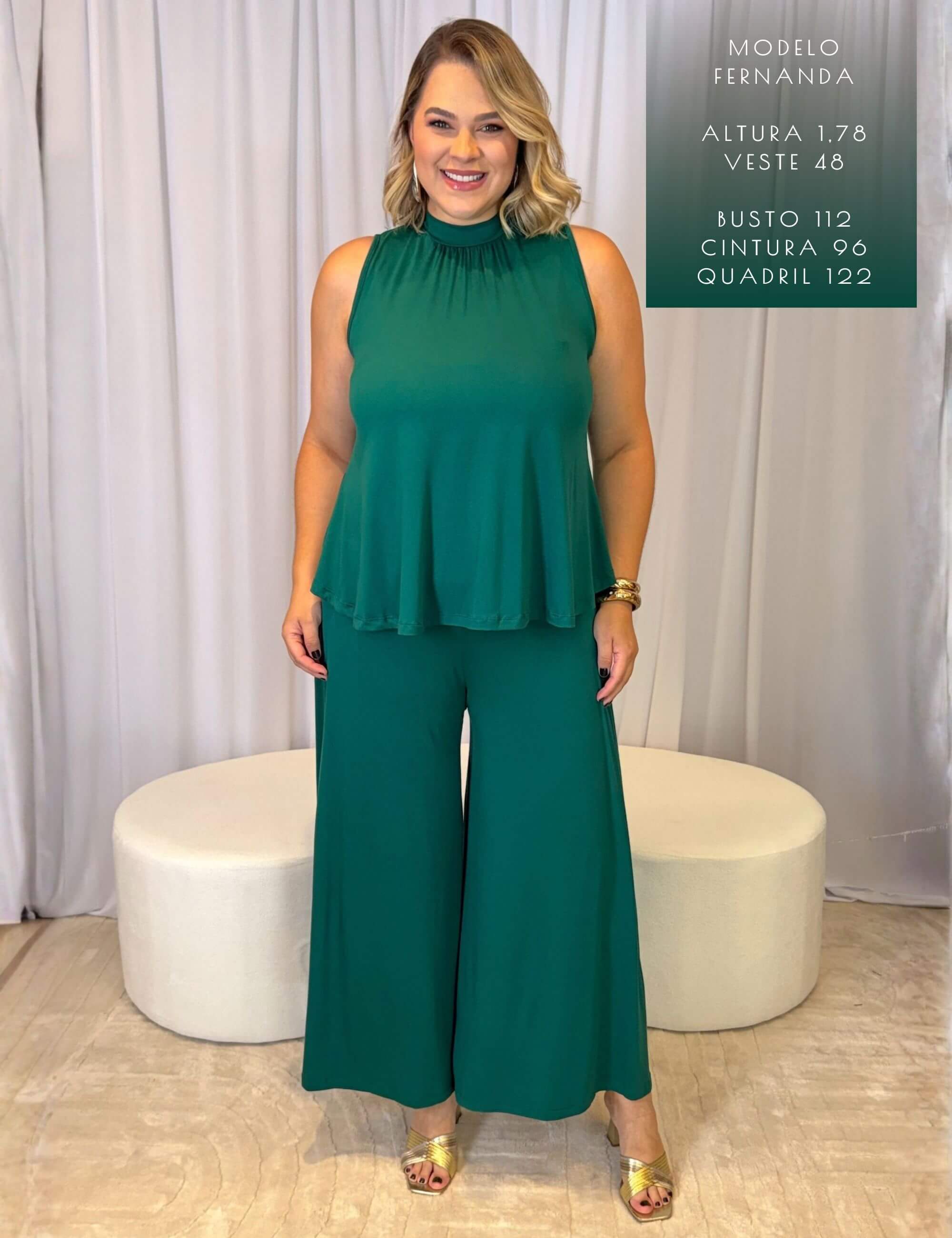 Conjunto Franciele Verde Castanheira