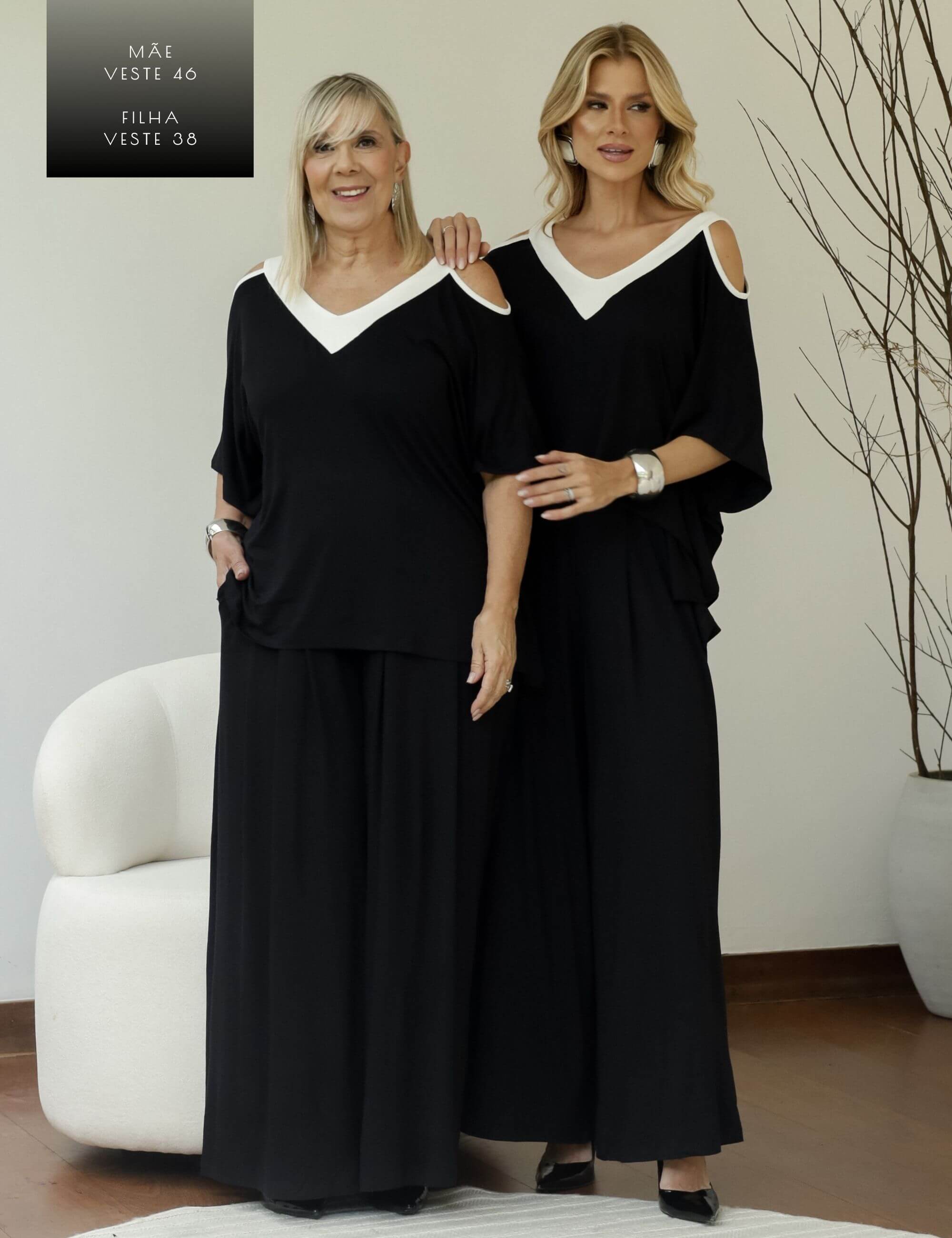 Conjunto Grazi  Preto