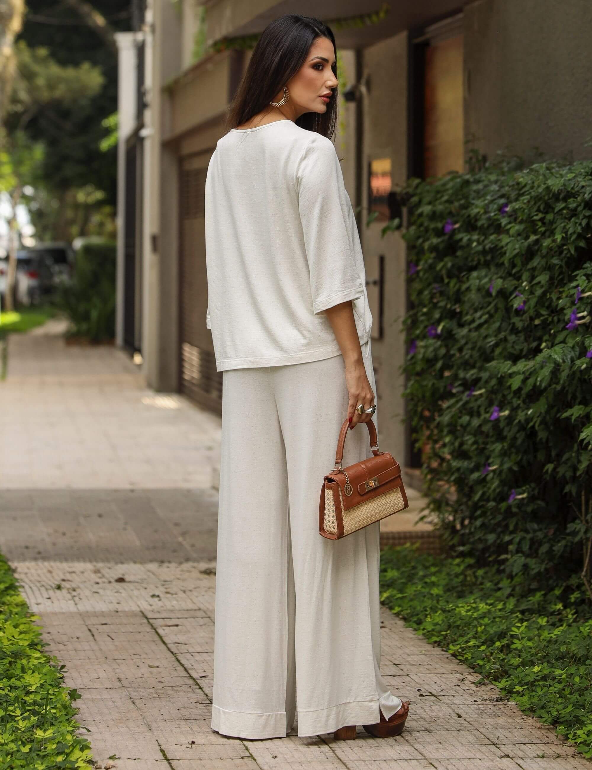Conjunto Lino Betania Off White