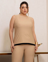Conjunto Marbella Glenice Bege MPB
