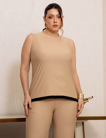 Conjunto Marbella Glenice Bege MPB