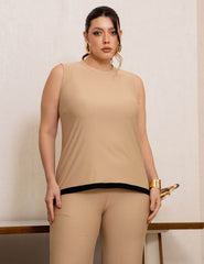 Conjunto Marbella Glenice Bege MPB