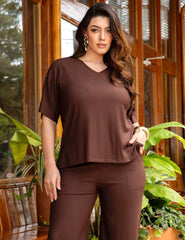 Conjunto Marbella Goldi Marrom Natureza